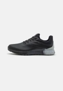 ECCO THREE - Golfschuh - Black/concrete