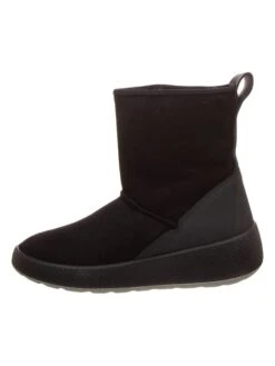 ECCO Leder-Boots In Schwarz