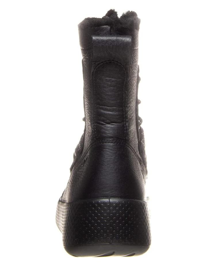 ECCO Leder-Boots "Ukiuk" In Schwarz – Bild 3