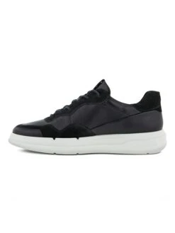 ECCO Leder-Sneakers In Schwarz