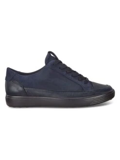 ECCO Leder-Sneakers "Soft 7" In Dunkelblau