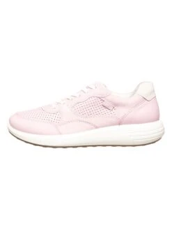 ECCO Leder-Sneakers "Soft 7 Runner" In Rosa