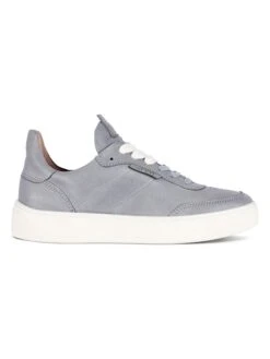 ECCO Leder-Sneakers "Street Tray" In Grau