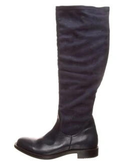 ECCO Leder-Stiefel In Dunkelblau