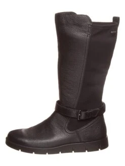 ECCO Leder-Stiefel In Schwarz