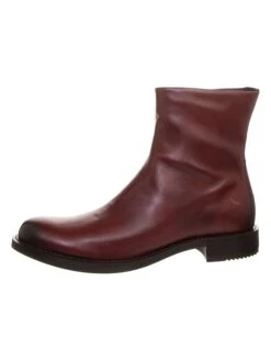 ECCO Leder-Stiefeletten In Bordeaux