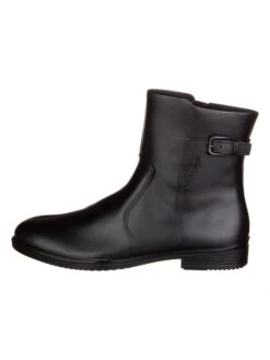 ECCO Leder-Stiefeletten In Schwarz