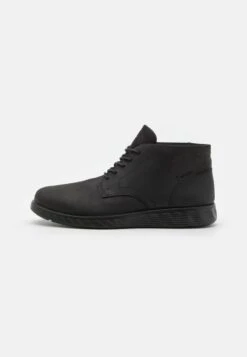 ECCO LITE HYBRID MID CUT - Sportlicher Schnürer - Black